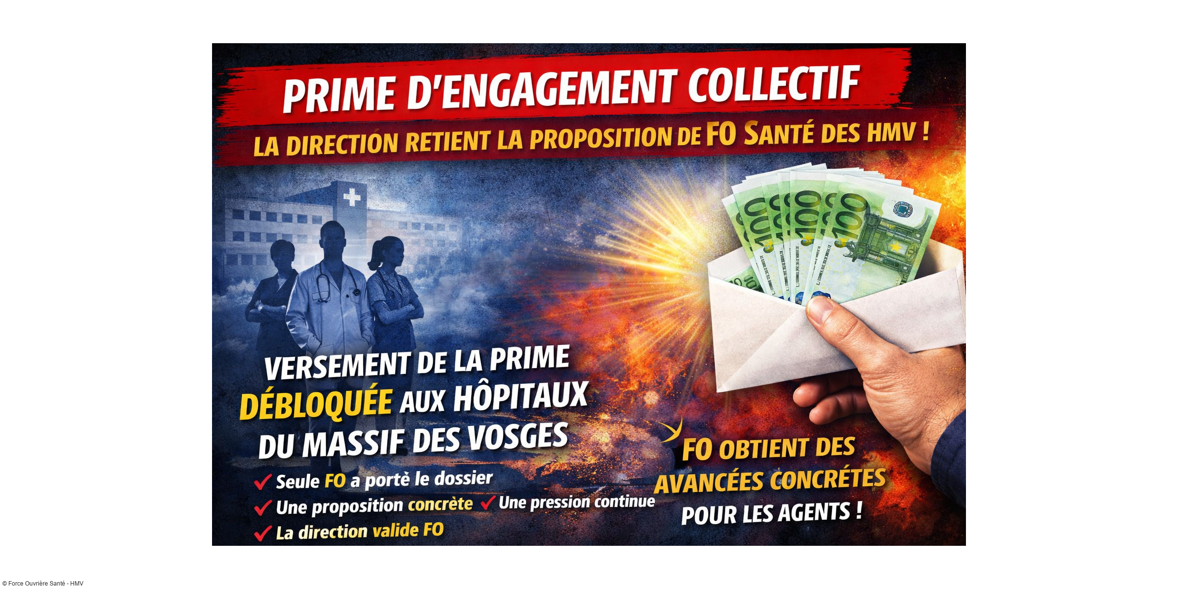 Prime d'Engagement Collectif : FO débloque enfin une prime attendue depuis 2021