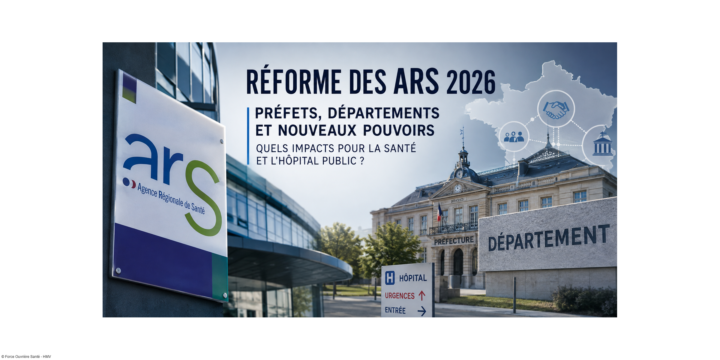 Réforme des ARS : les préfets gagnent du pouvoir, les départements entrent davantage dans le pilotage de la santé