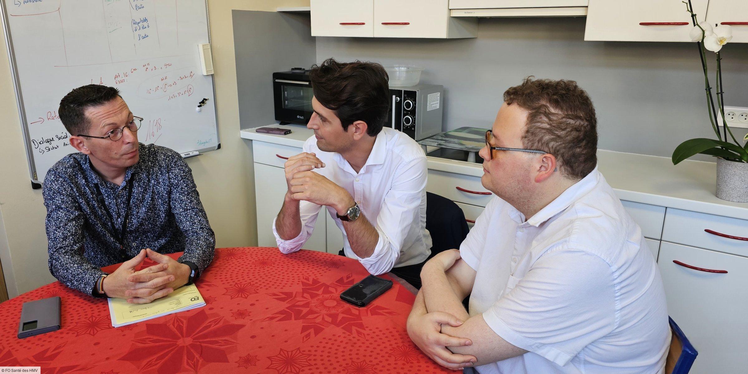 Rencontre entre le Député et FO Santé des HMV : Une première rencontre encourageante