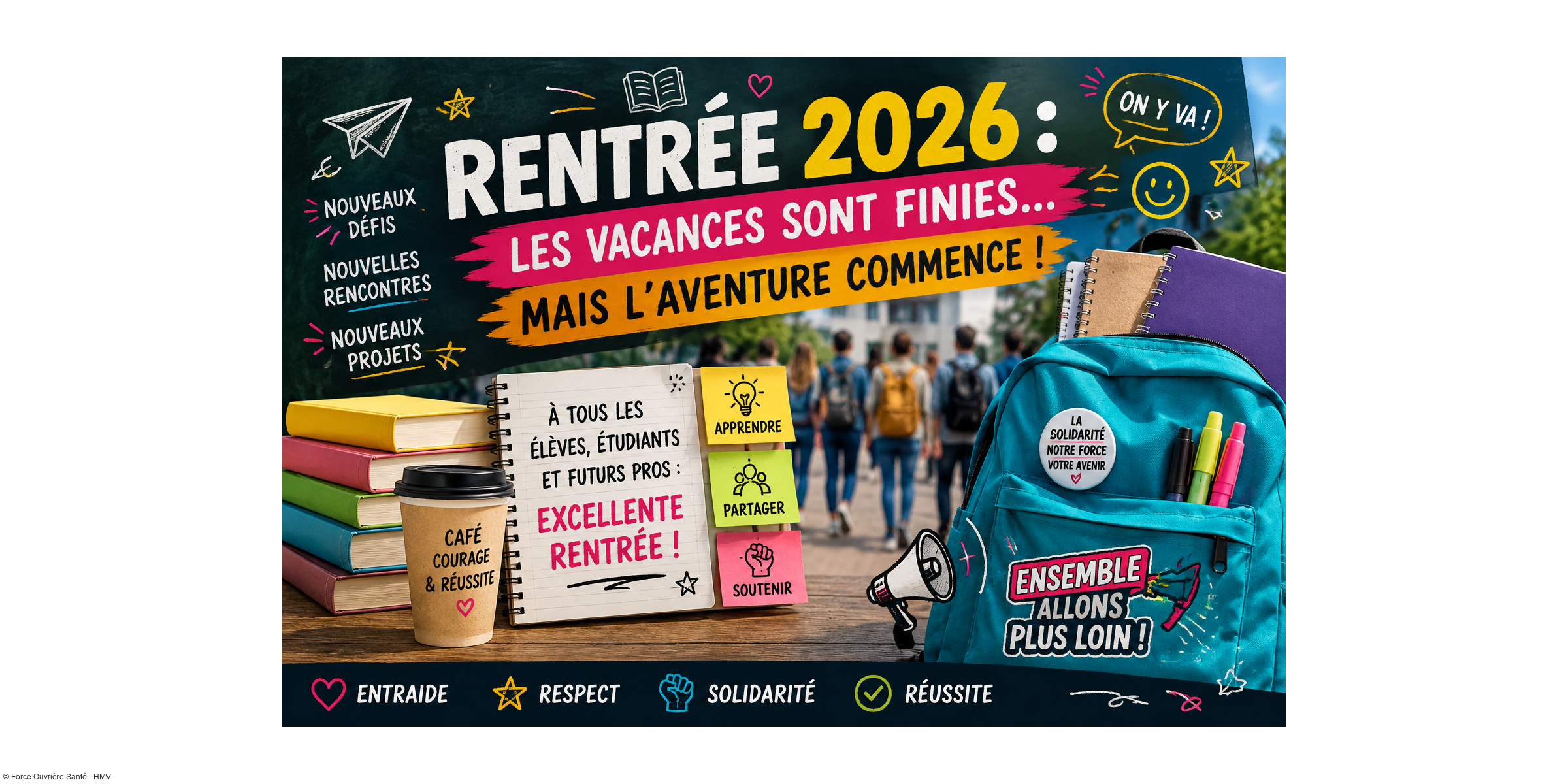 Rentrée 2026 : les vacances sont finies… mais l'aventure commence !