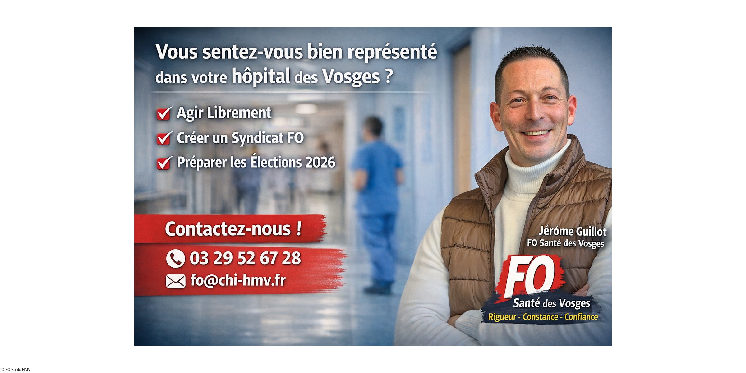 Vous sentez-vous vraiment bien représenté syndicalement dans votre hôpital des Vosges ?