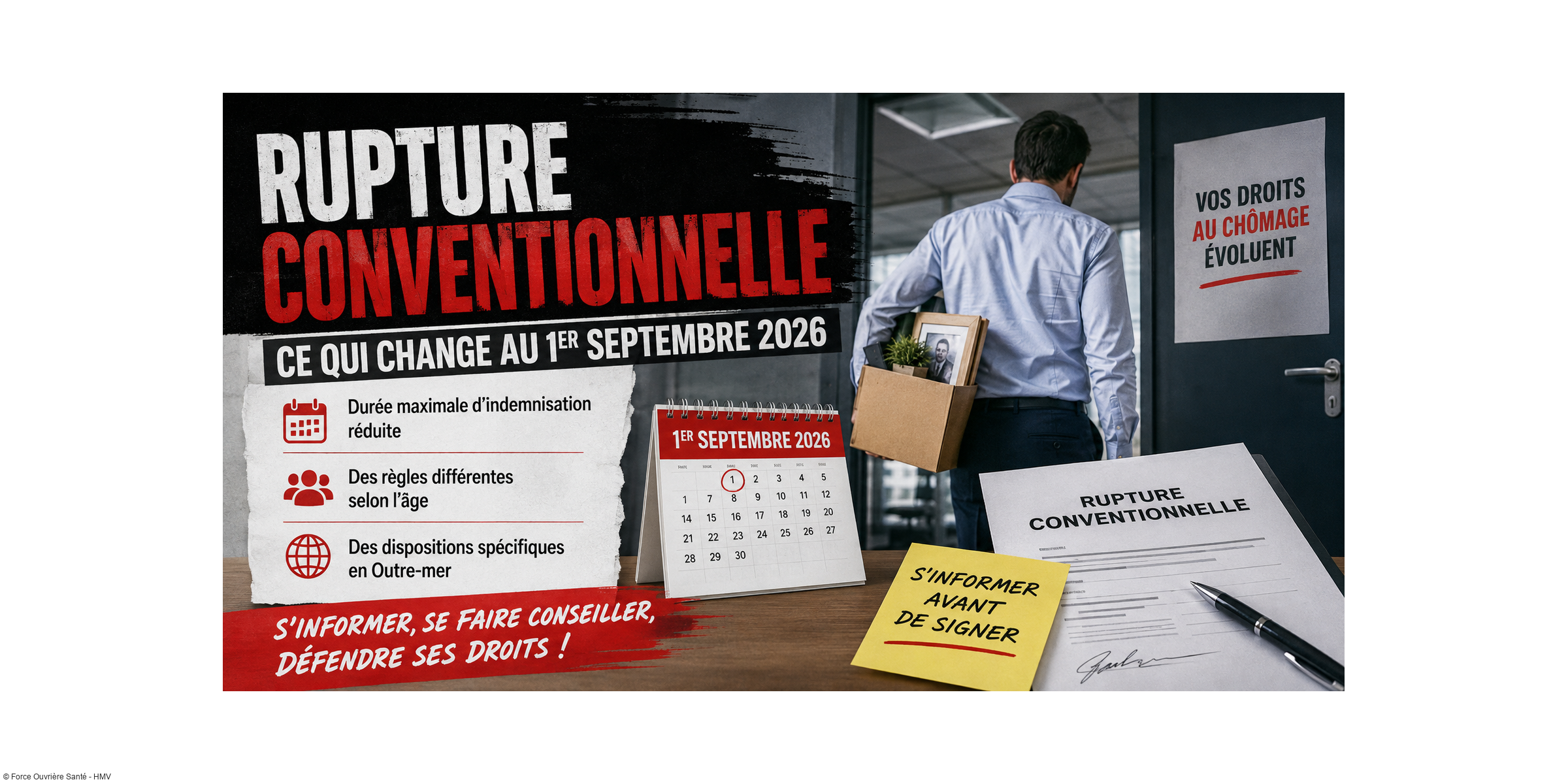 Rupture conventionnelle : vos droits au chômage vont changer dès le 1er septembre 2026