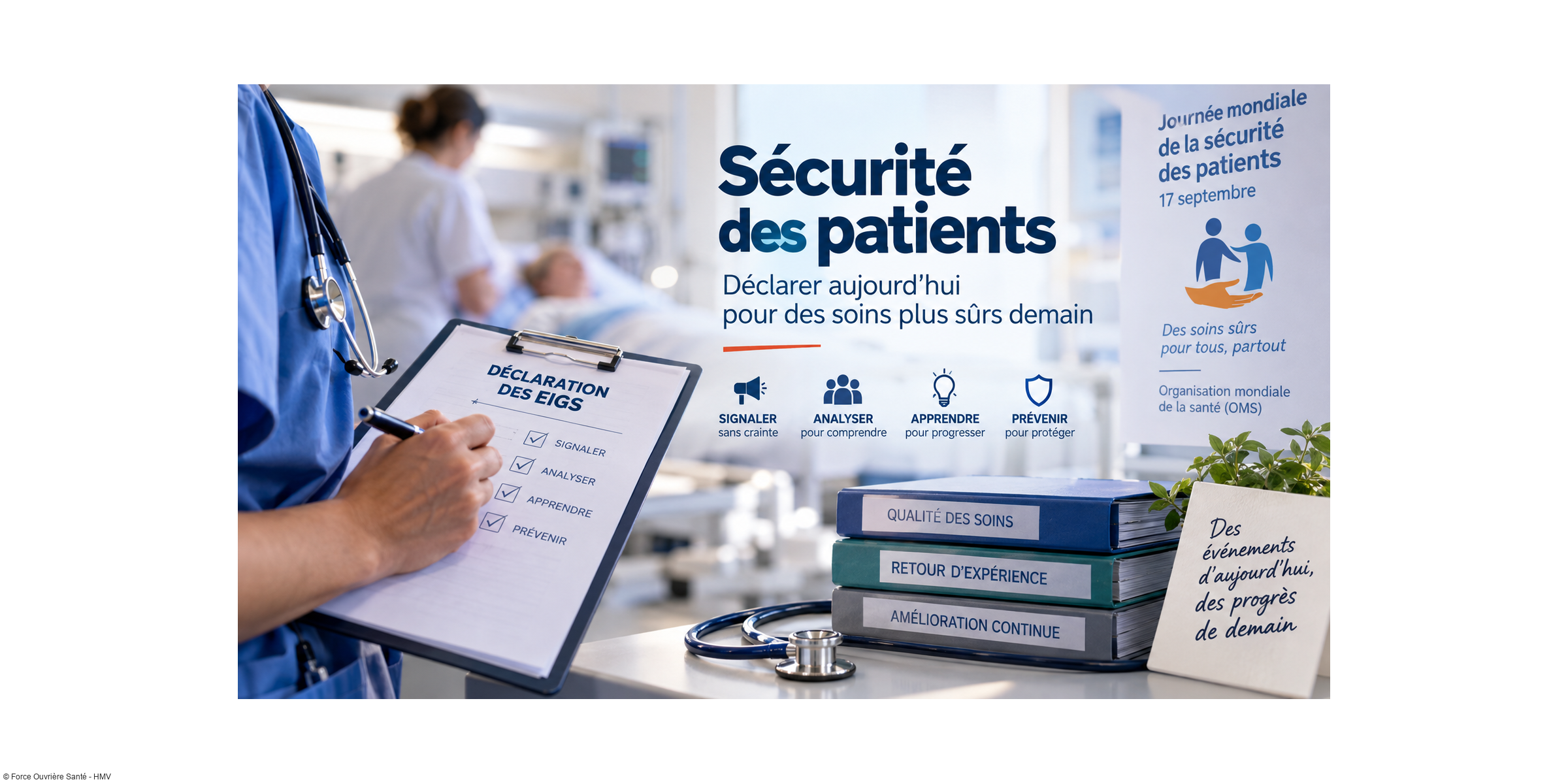 Sécurité des patients : des signalements en hausse, mais encore trop rares