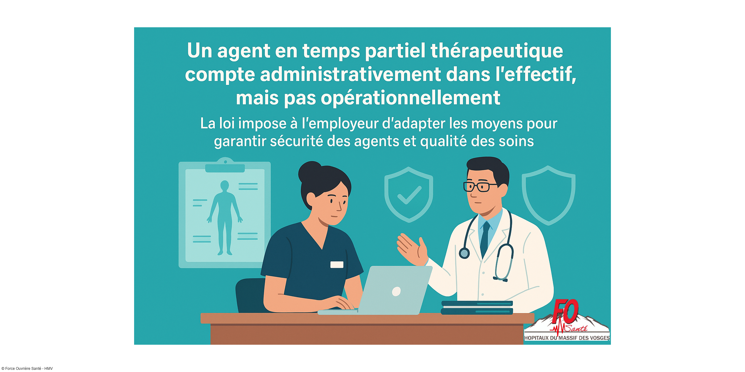 Temps partiel thérapeutique et effectifs dans les soins