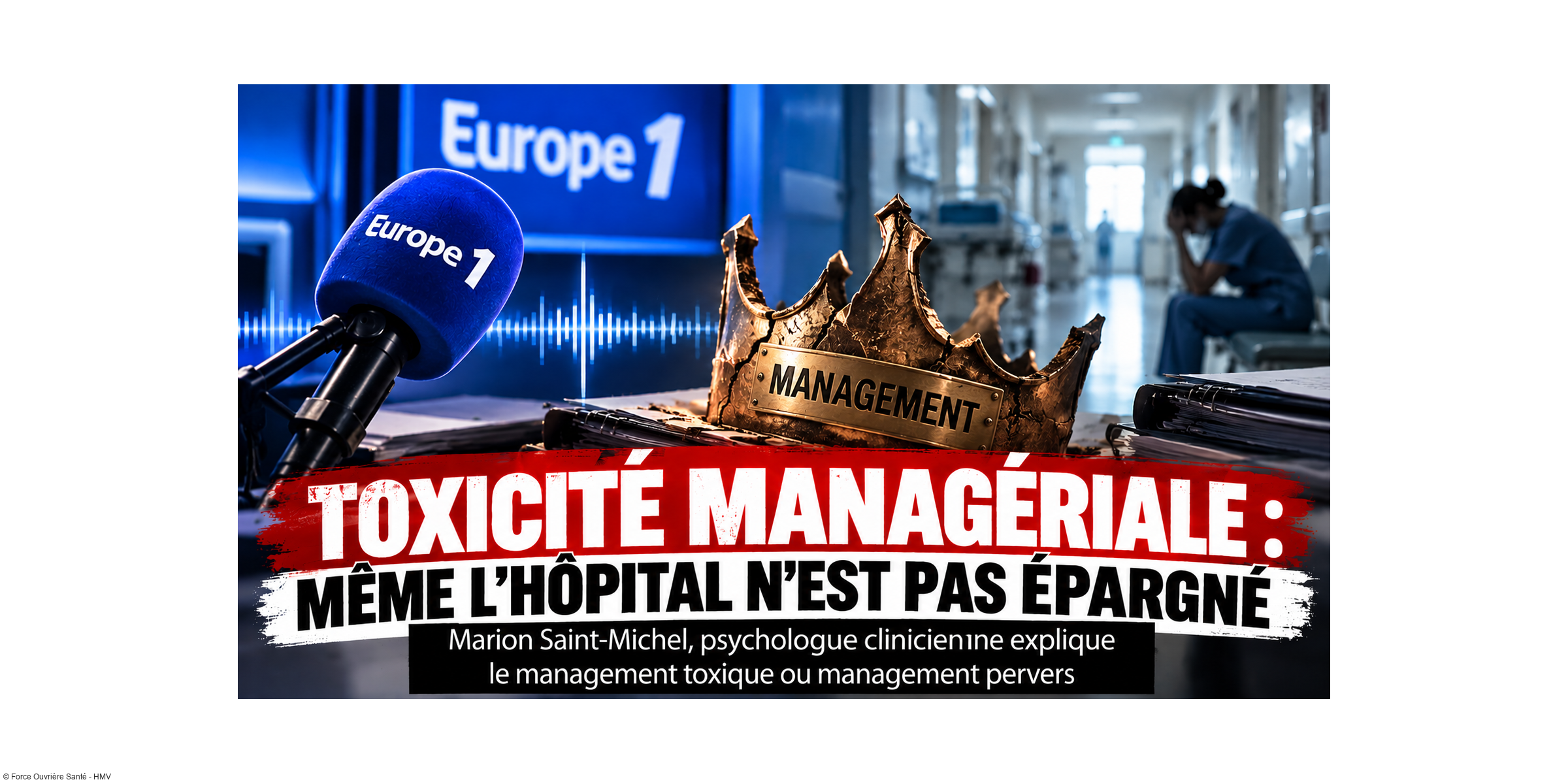 VIDÉO: Toxicité managériale : même l'hôpital n'est pas épargné