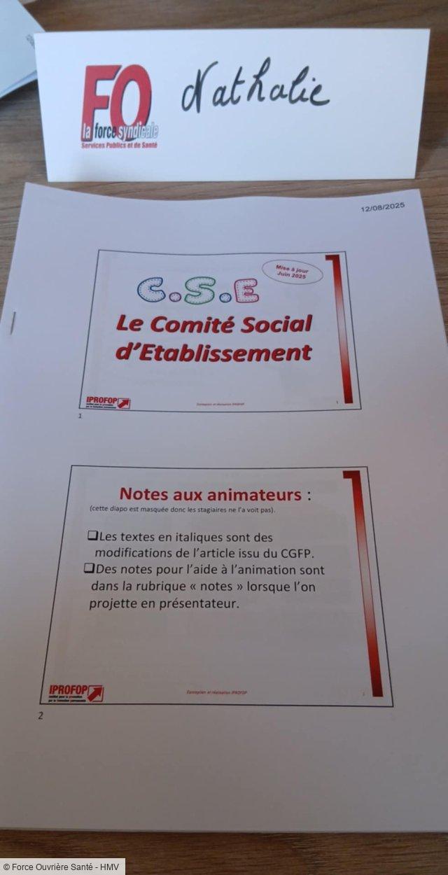 Trois jours de formation CSE 1 à Corcieux : entre théorie et préparation à la pratique
