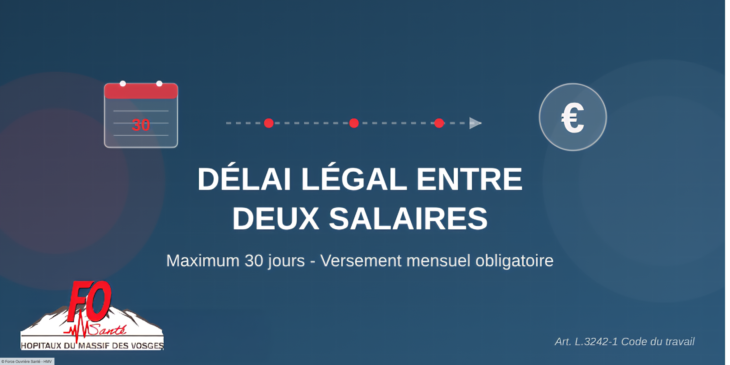 Quel est le délai légal entre le versement de deux salaires ? Que dit la loi ?