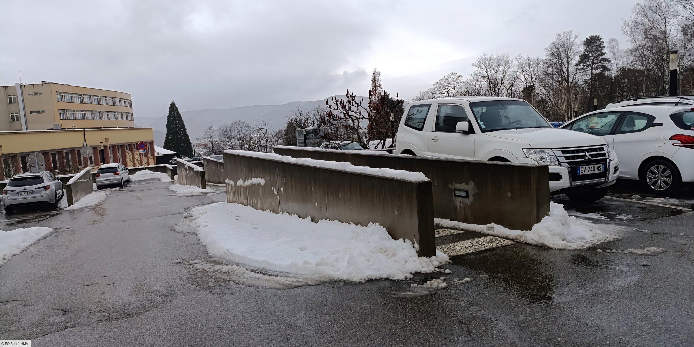 Un week-end sous la neige : des agents exemplaires au service de l'hôpital